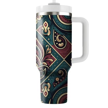 Chic Floral Paisley  Tumblers For Gifts