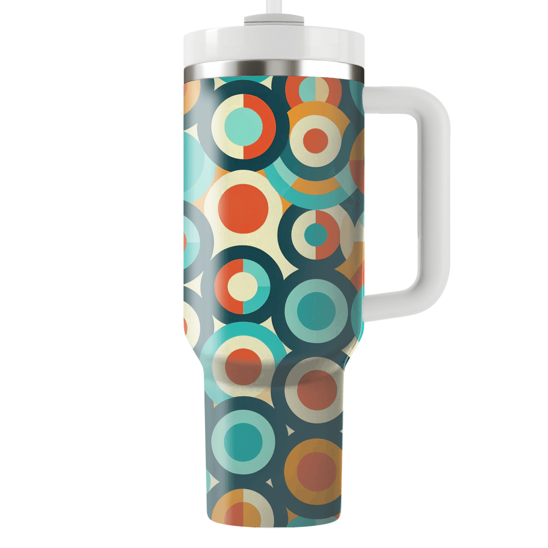 Circular Grid Pattern  Insulated Tumblers