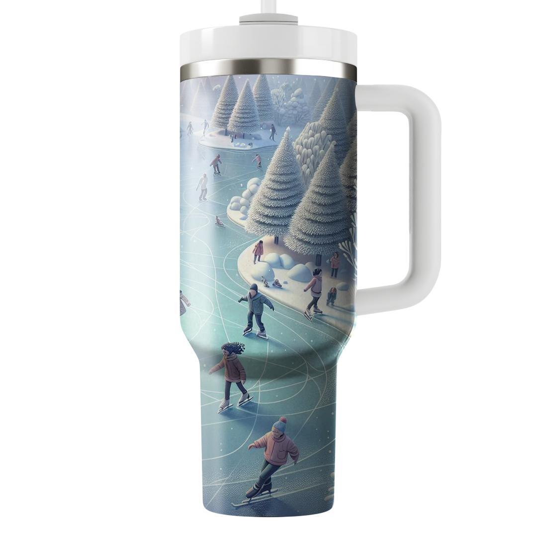 Winter Ice Skating Fantasy  Unique Tumblers
