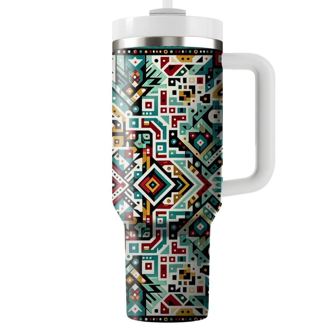 Ethnic Beadwork Delight  Insulated Tumblers