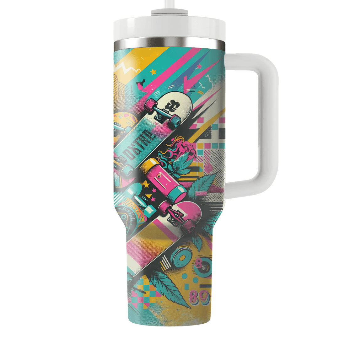 Vintage Skateboard Vibes  Custom Tumblers