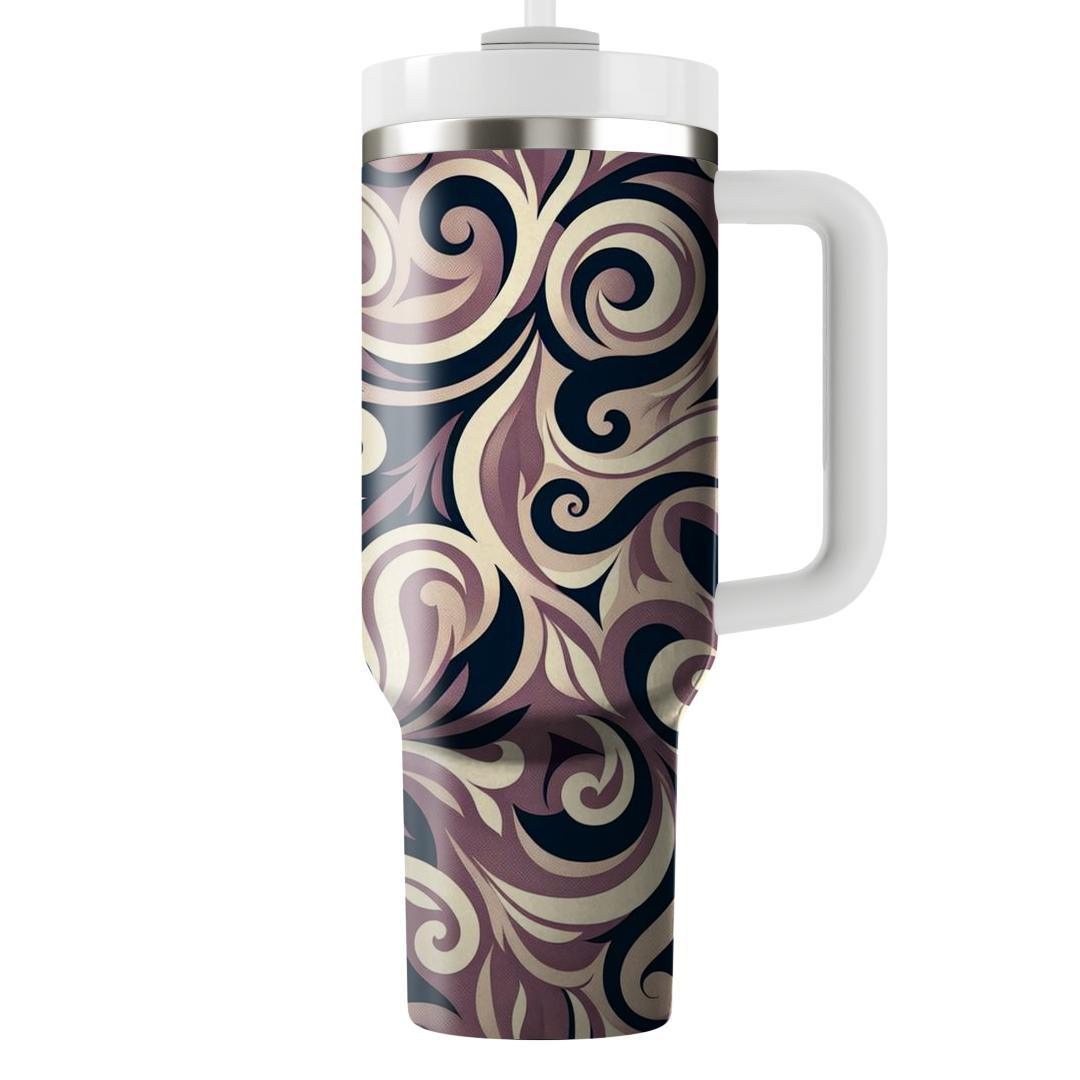 Floral Paisley Elegance  Travel Tumblers