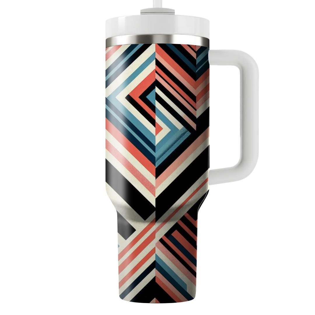 Bold Striped Chevron  Decorative Tumblers