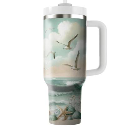 Coastal Summer Breeze  Travel Tumblers