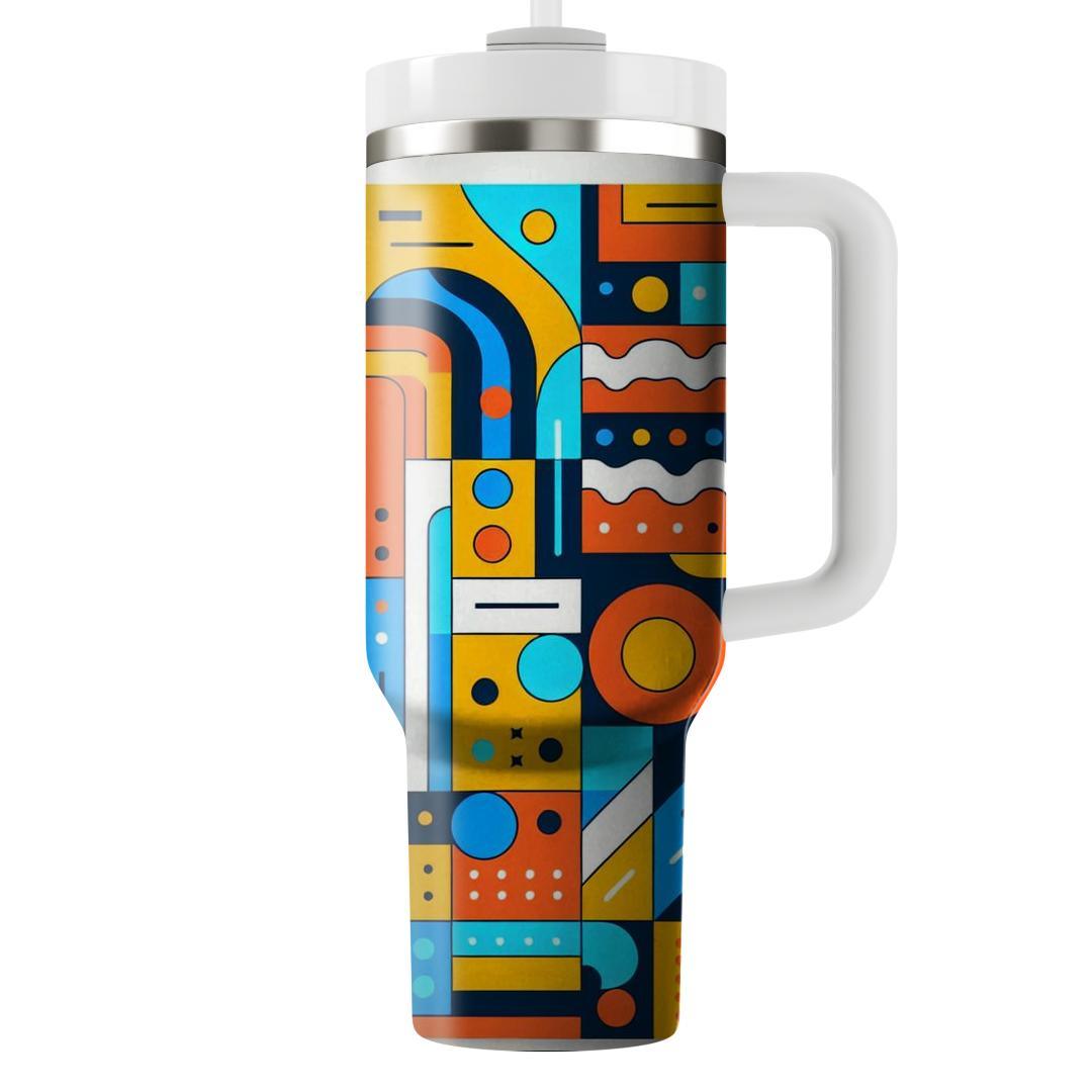 Radical Color Block  Personalized Tumblers