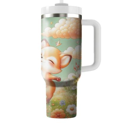 Cute Baby Fox  Travel Tumblers