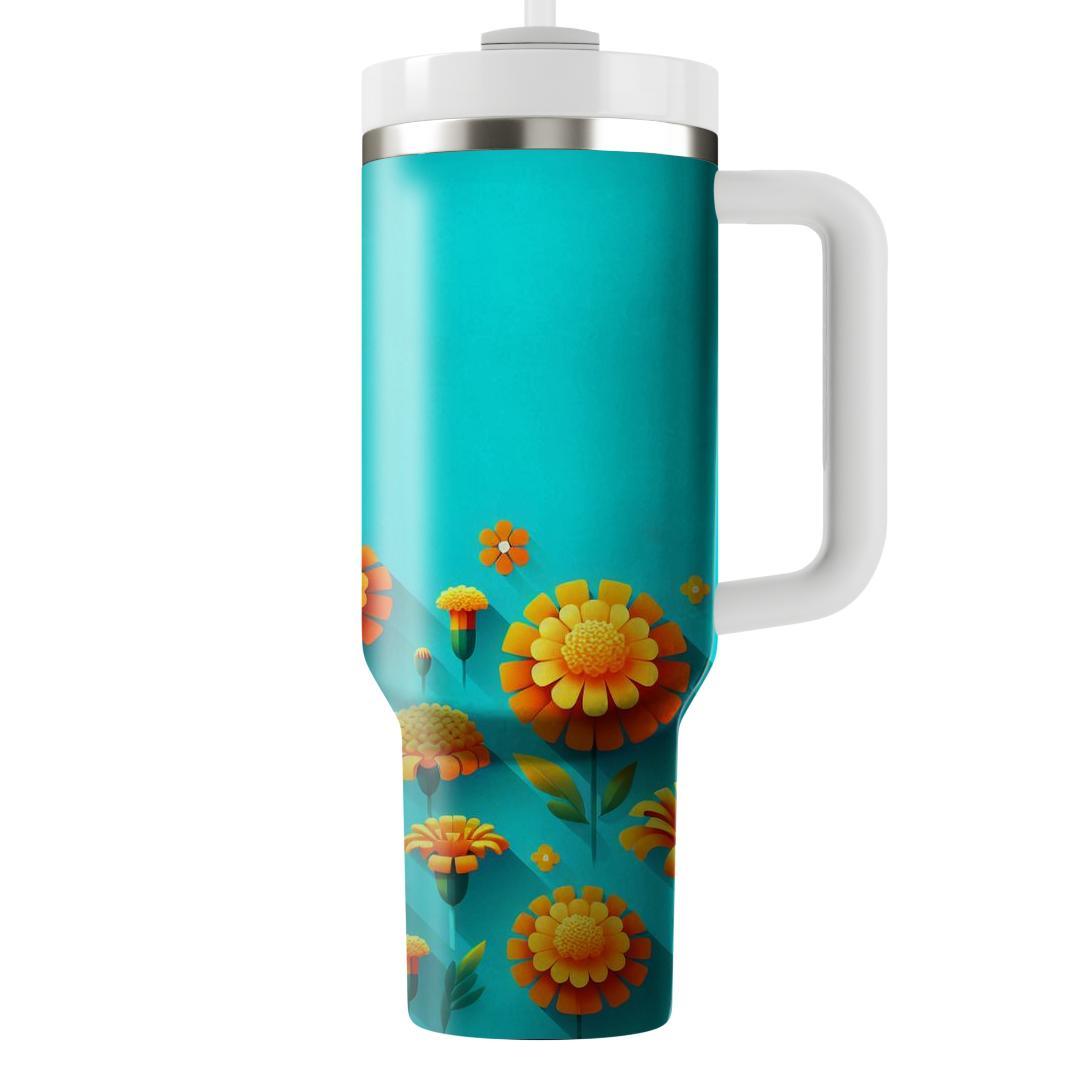 Joyful Marigold Melody  Insulated Tumblers