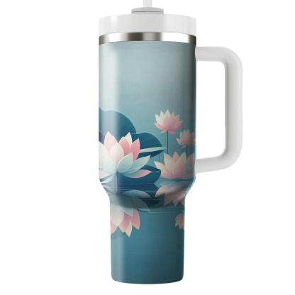 Zen Lotus Reflection  Insulated Tumblers