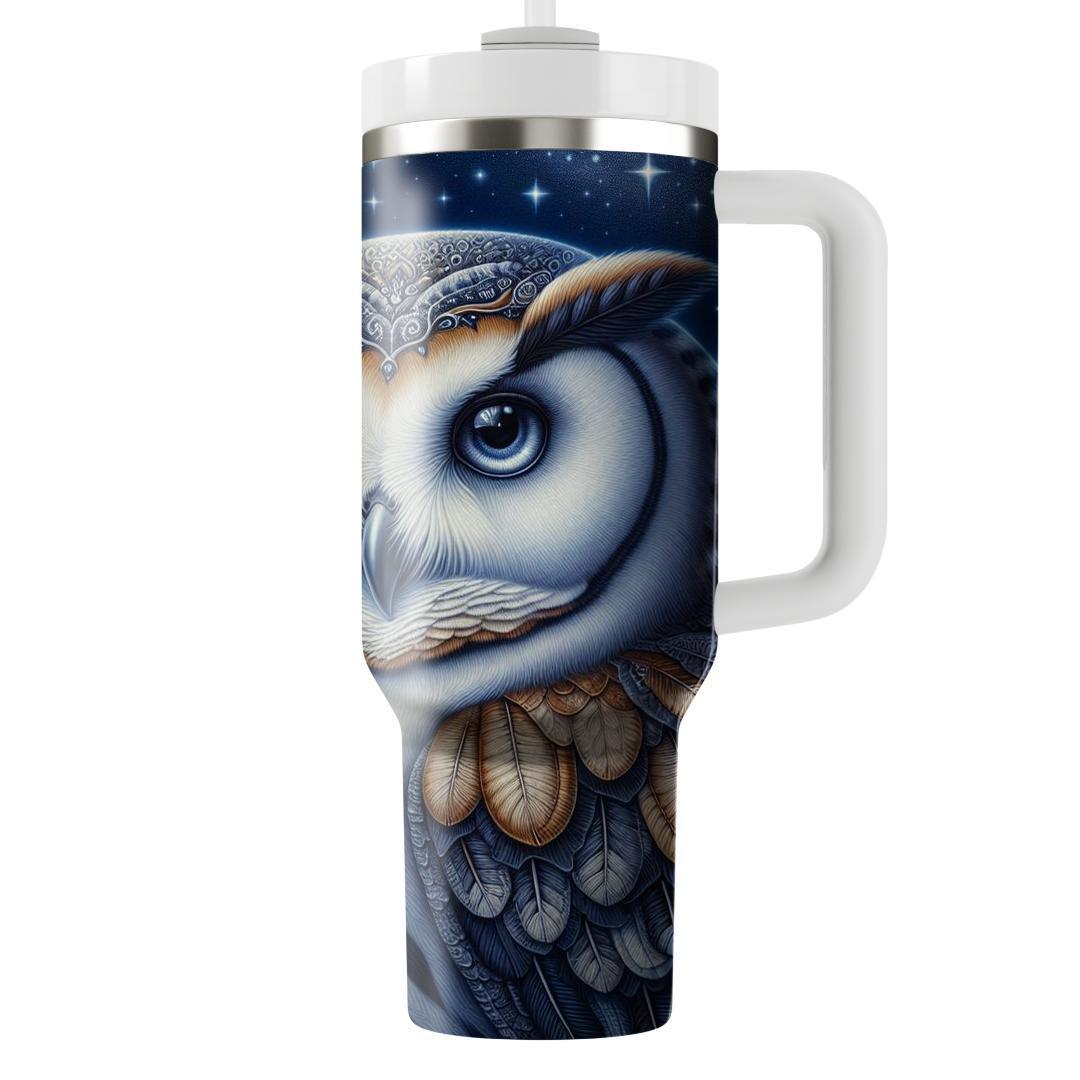 Starlit Owl Dreams  Tumblers With Lids