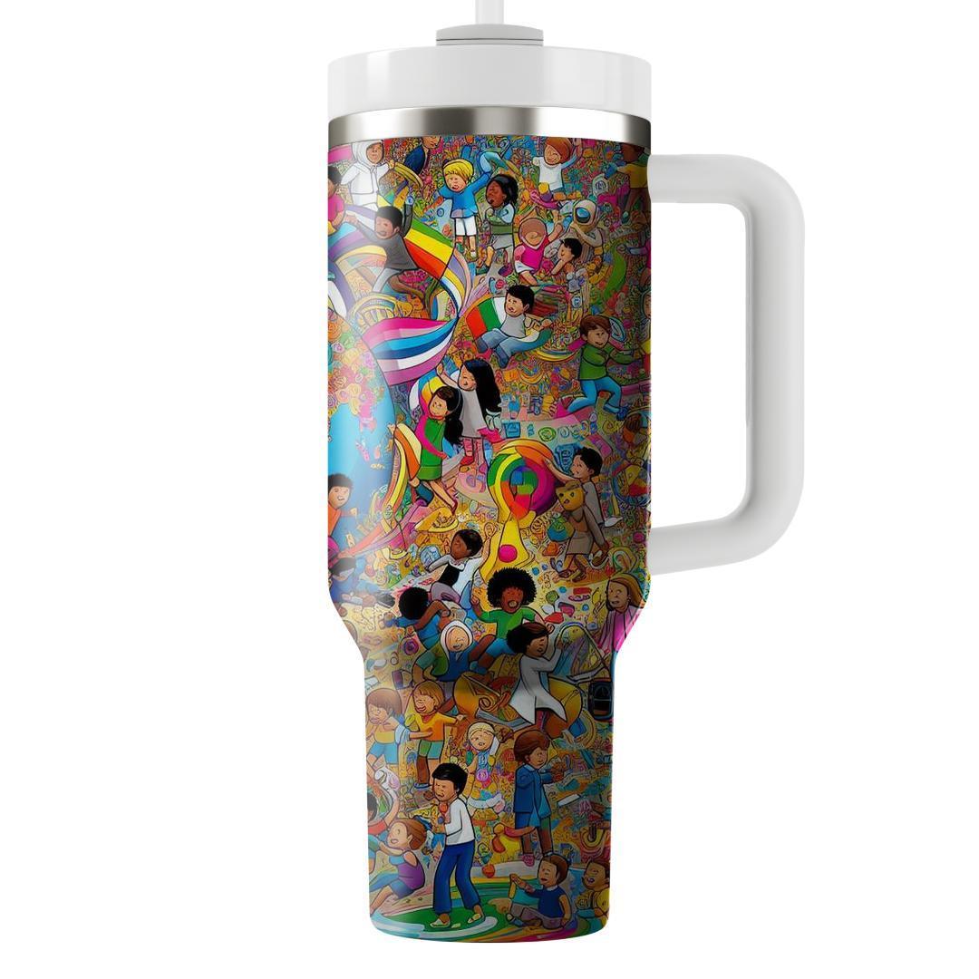 Reflections Of Joy - International Children’s Day  Tumblers With Lids