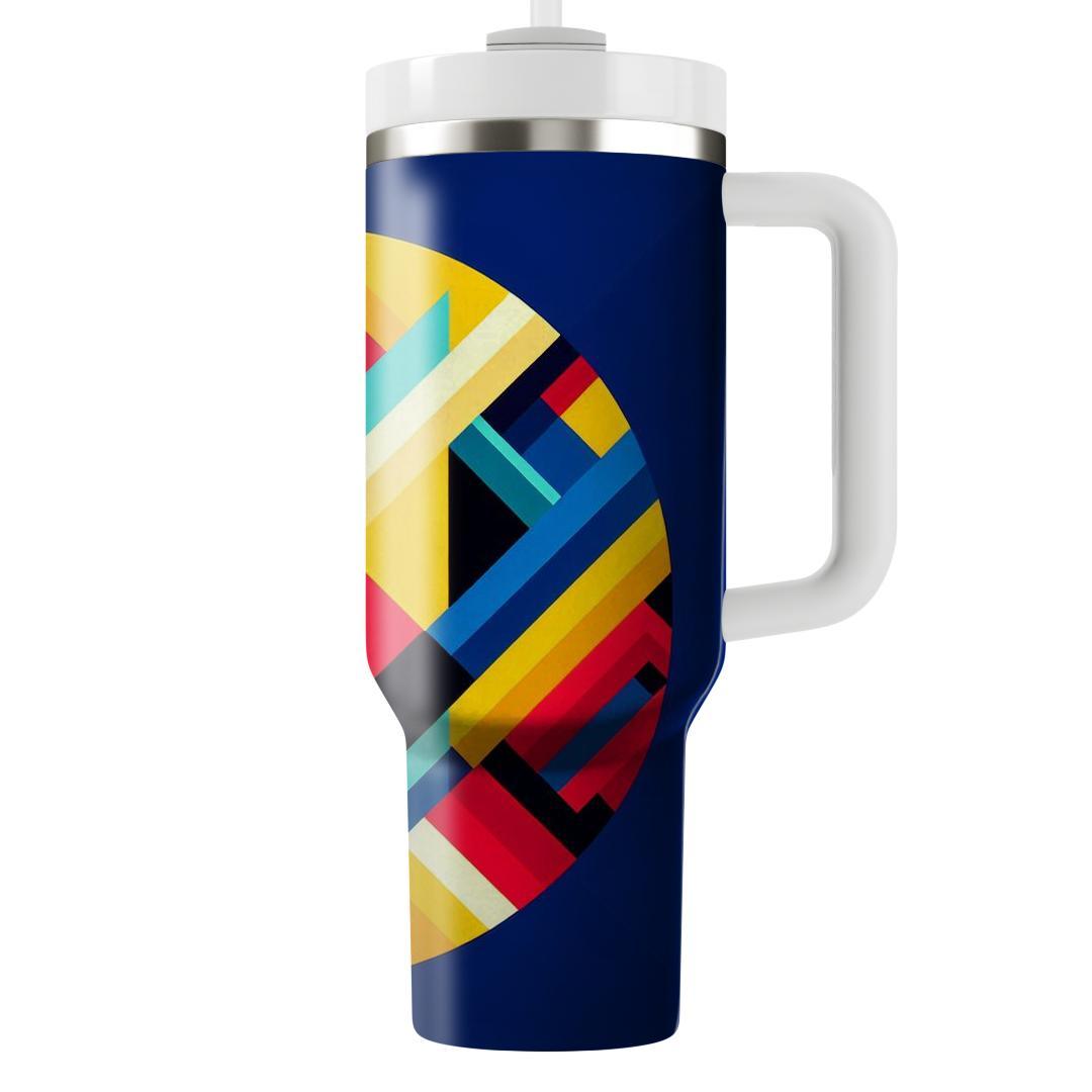 Classic Bold Geometric  Unique Tumblers