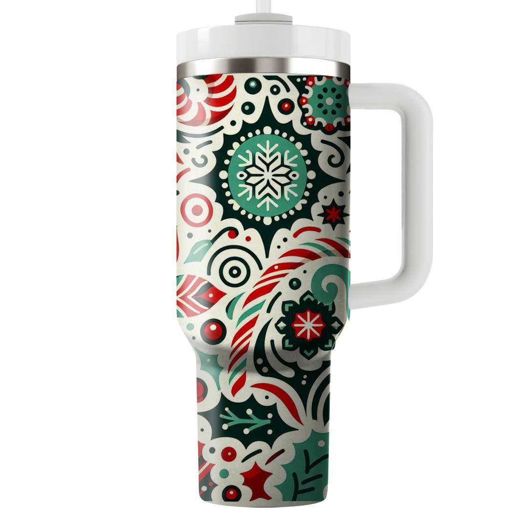 Festive Yuletide  Unique Tumblers