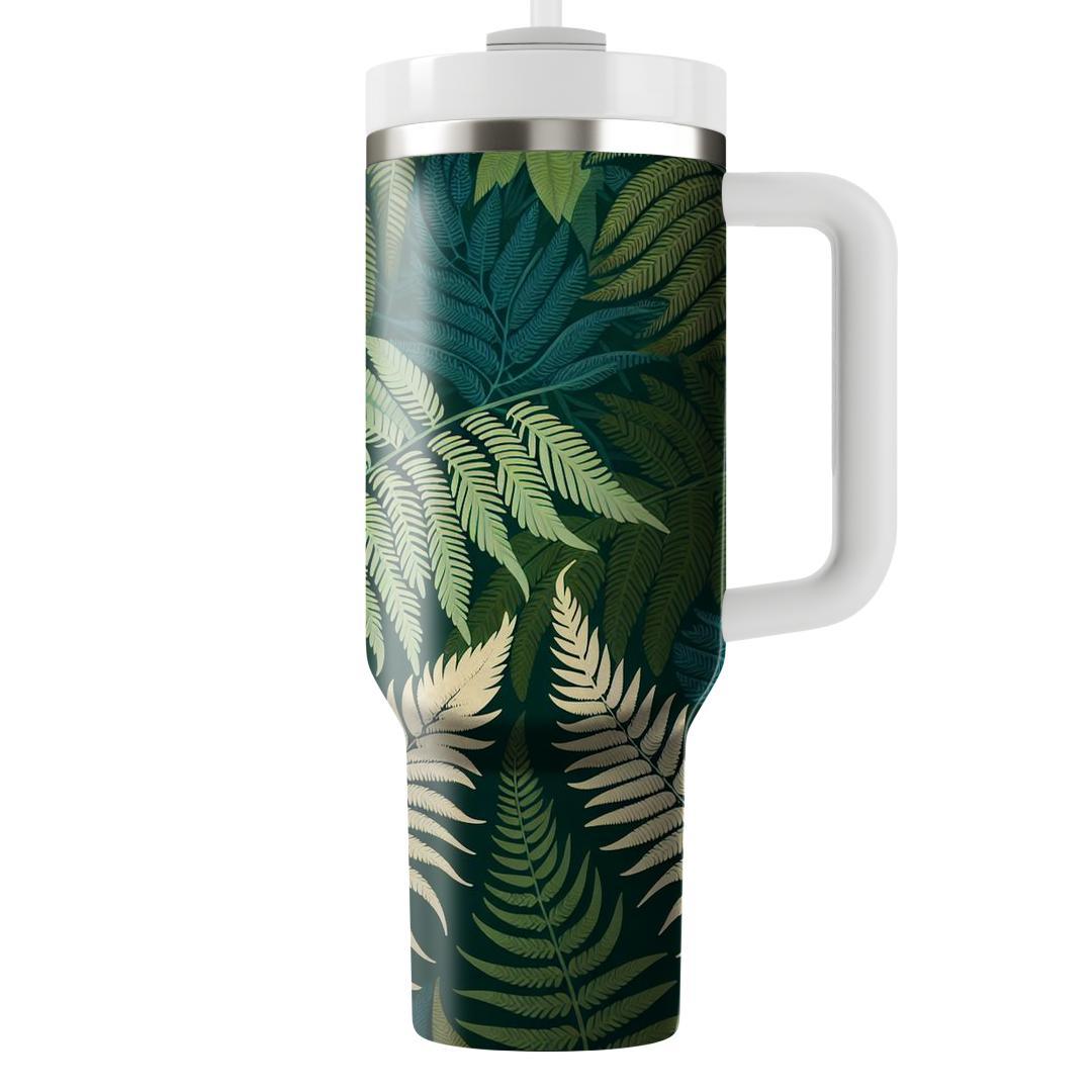 Lush Fern Oasis  Unique Tumblers