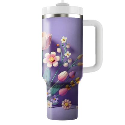 Whimsical Blossom Dreams  Insulated Tumblers