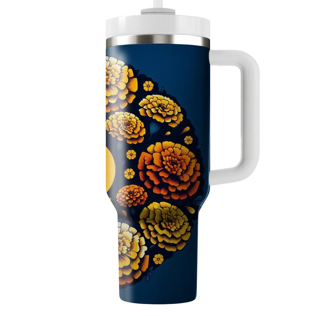 Golden Marigold Dreams  Tumblers For Gifts
