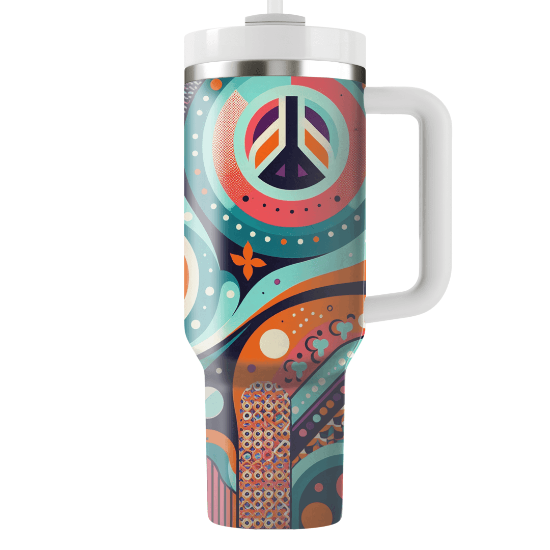 Groovy Peaceful Patterns Decorative Tumblers