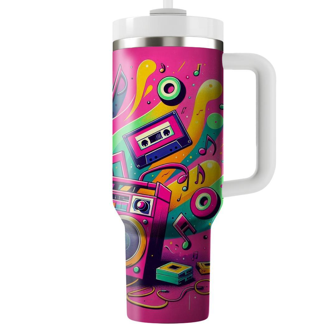 Funky Retro Boombox  Unique Tumblers