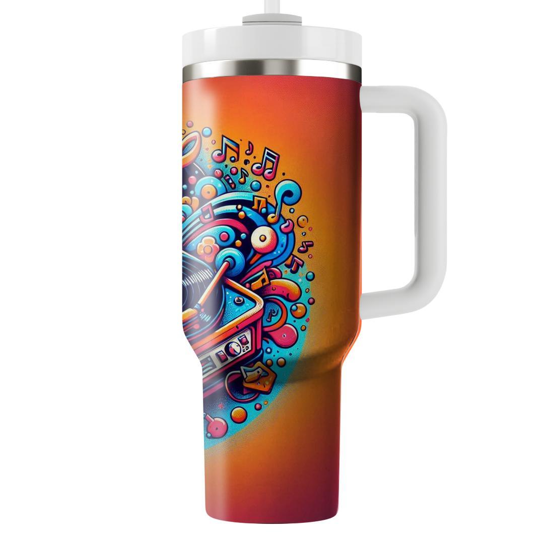 Retro Record Player  Insulated Tumblers
