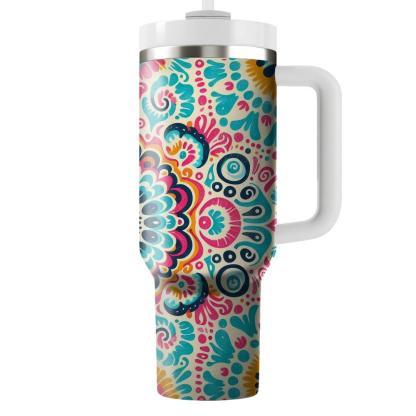 Retro Tie-dye  Tumbler Cups