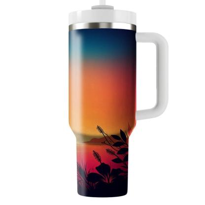Dreamy Tropical Sunset  Insulated Tumblers