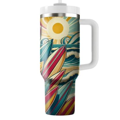 Summer Surfboard Fun  Tumbler Cups