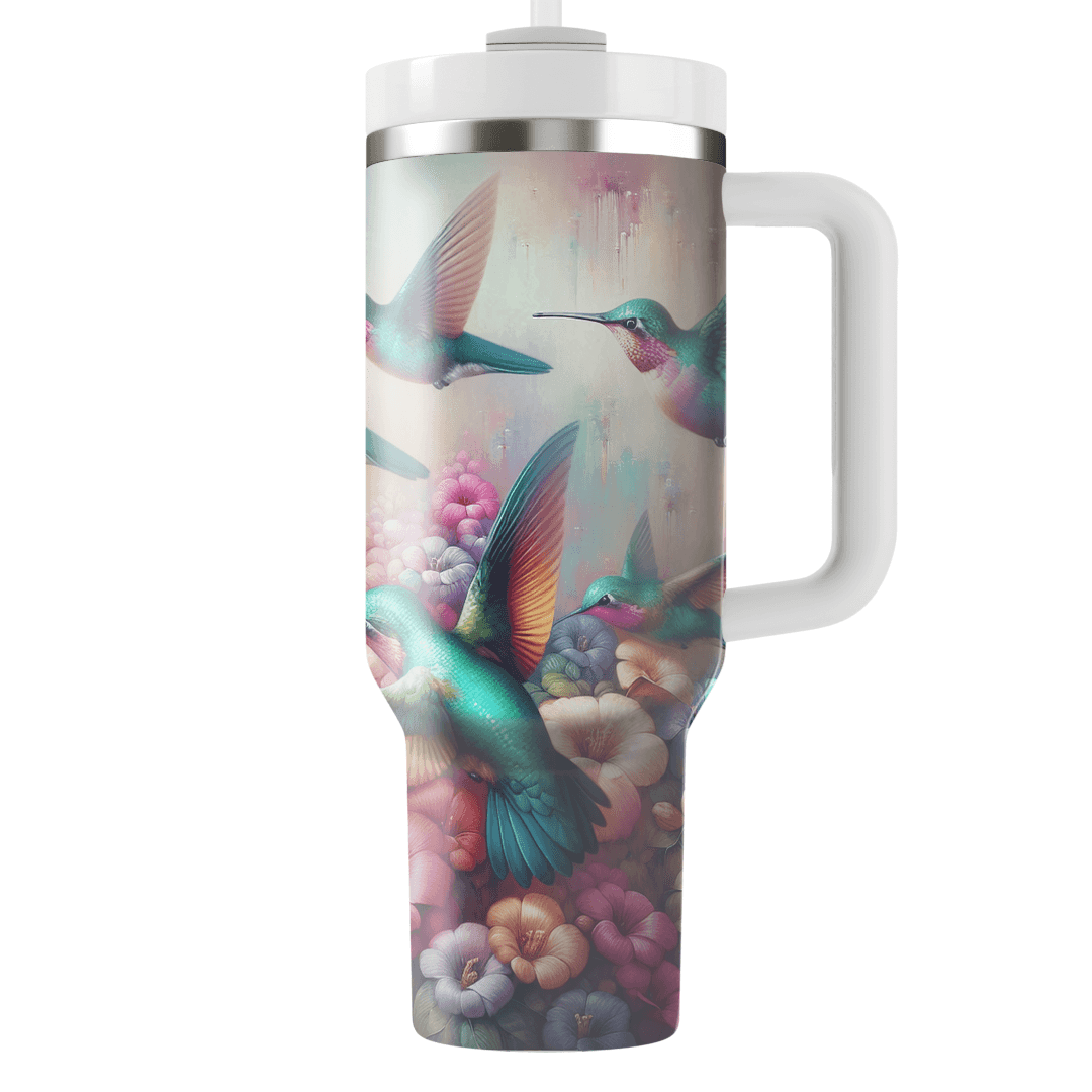 Ethereal Hummingbird Harmony  Tumblers With Lids