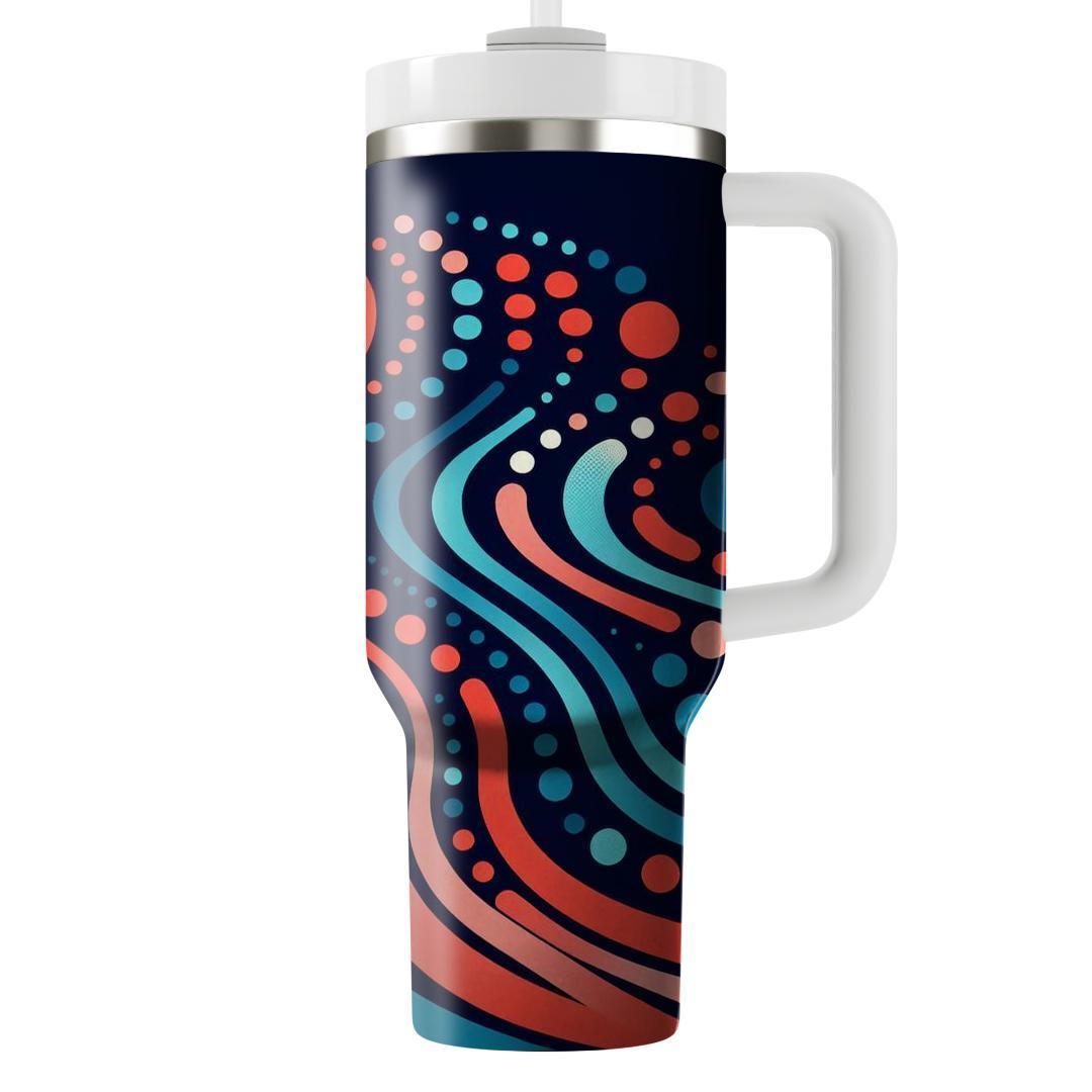 Circular Wave Rhythm  Tumblers For Gifts