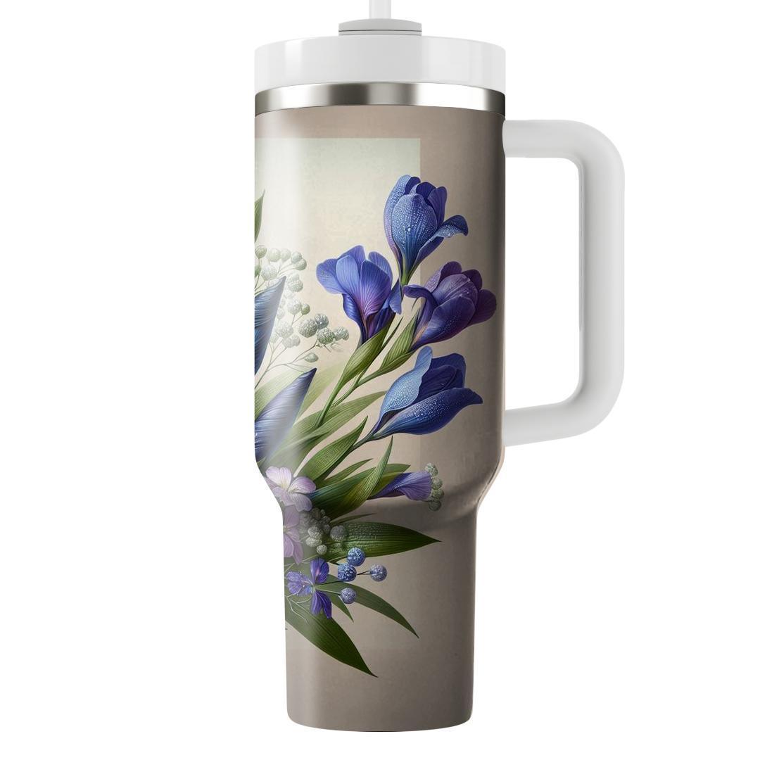 Classic Iris Delight  Insulated Tumblers