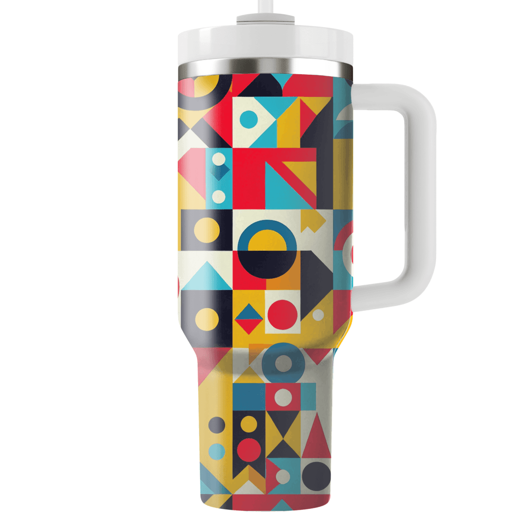 Colorful Burst Of Shapes  Insulated Tumblers