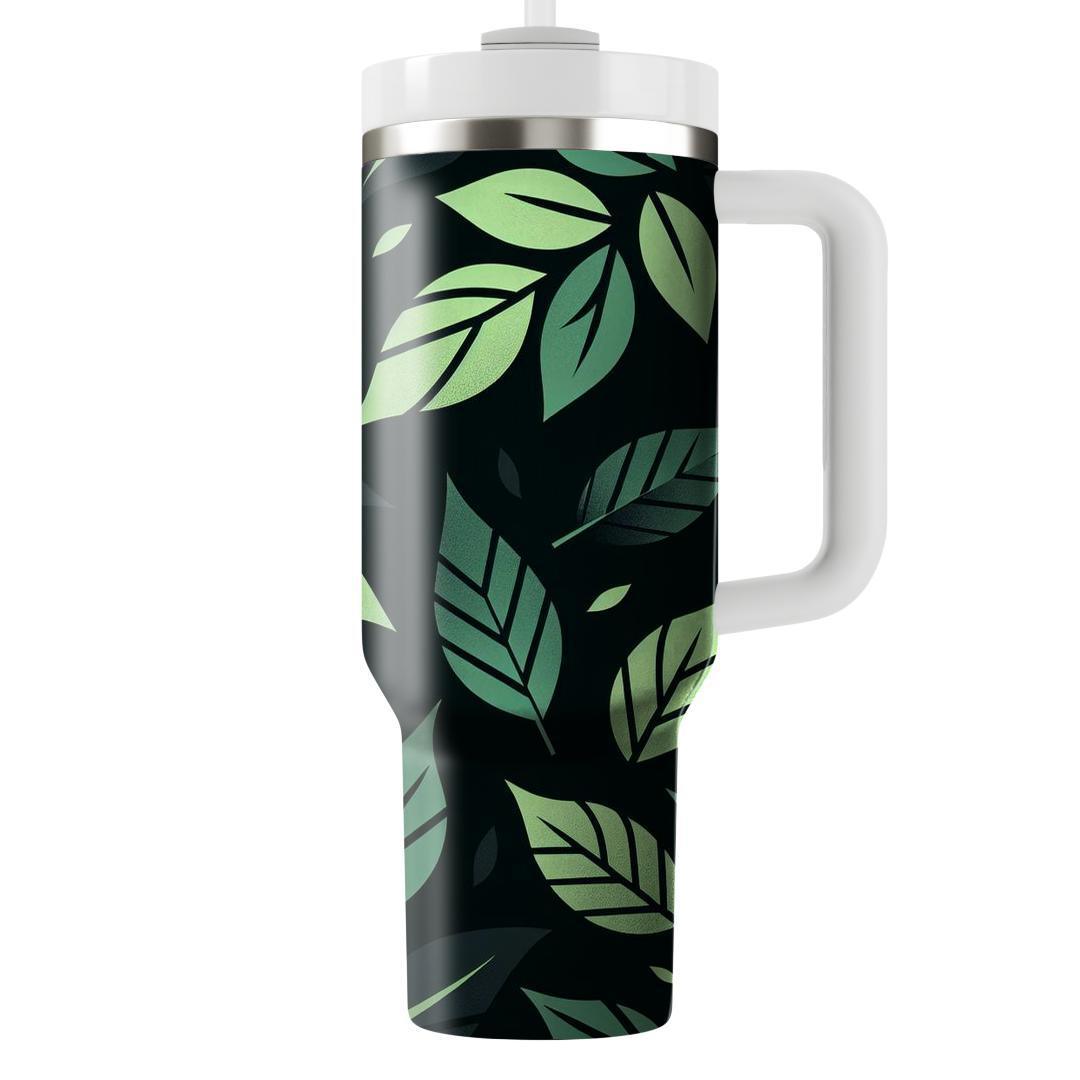 Jungle Leaf Silhouette  Tumblers For Gifts