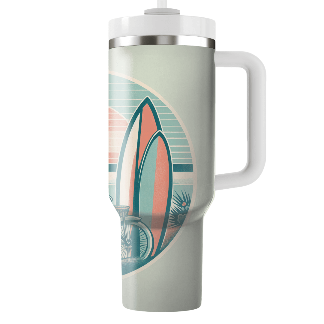Retro Beach Cruiser  Custom Tumblers