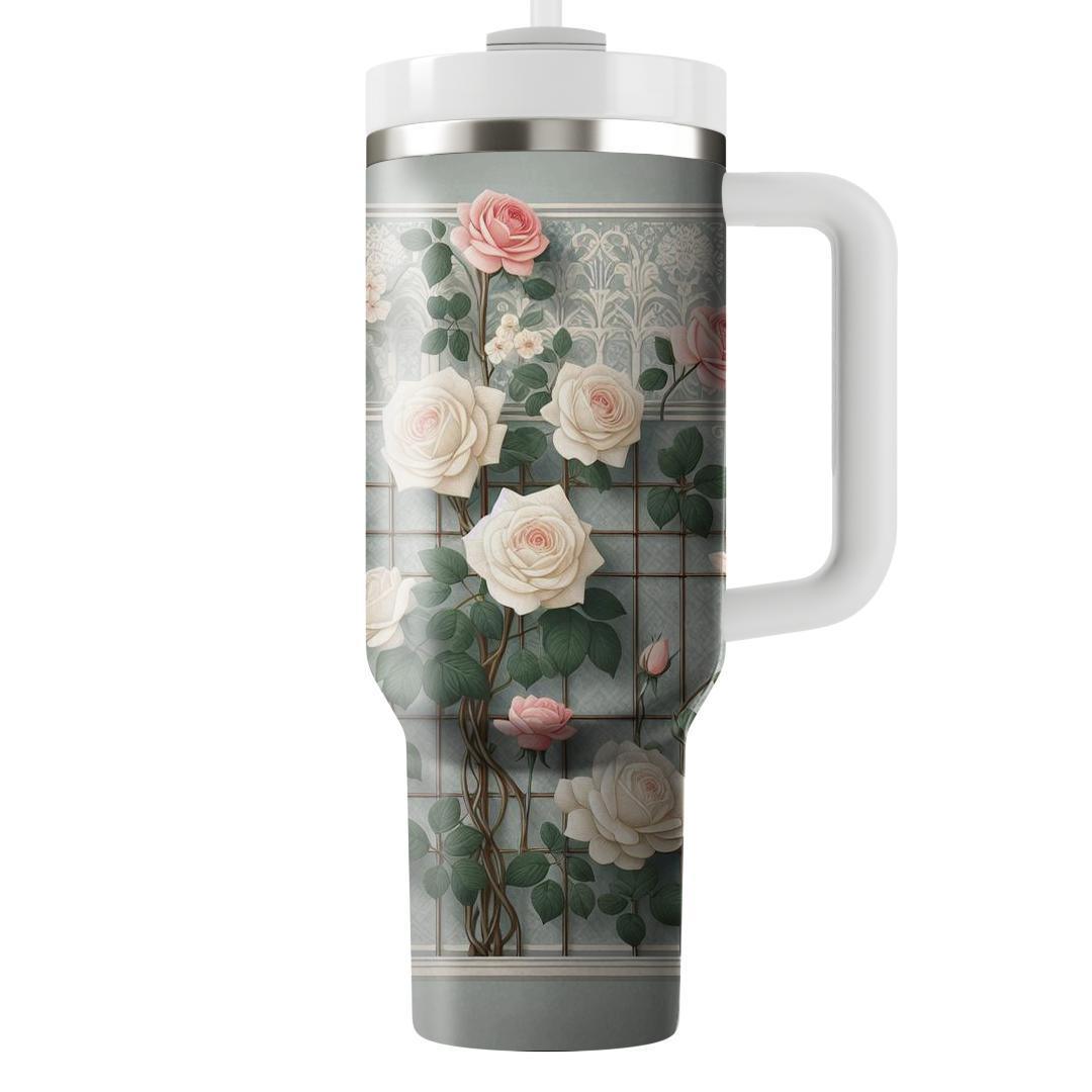 Victorian Rose Trellis  Insulated Tumblers