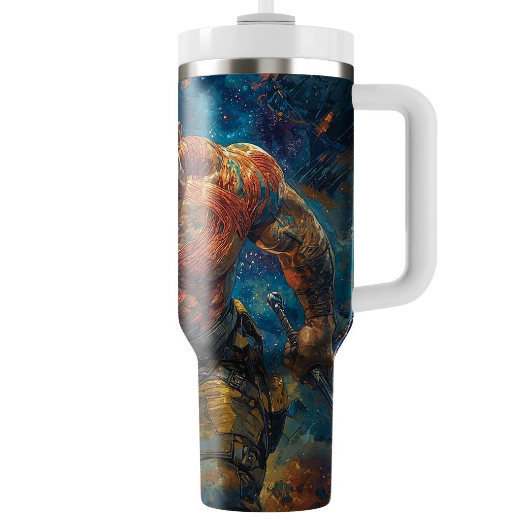 Dave Bautista: The Mighty Drax Of The Guardians Decorative Tumblers