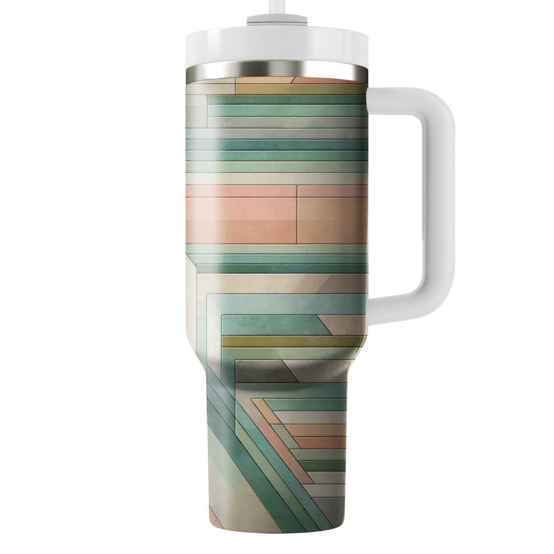 Artistic Watercolor Stripes  Tumblers For Gifts