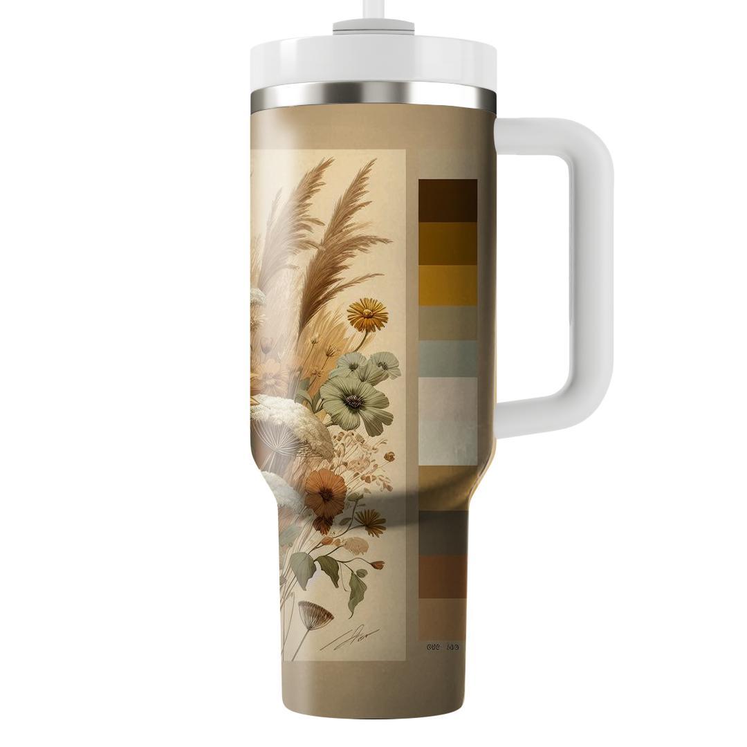 Rustic Charm Bouquet  Personalized Tumblers