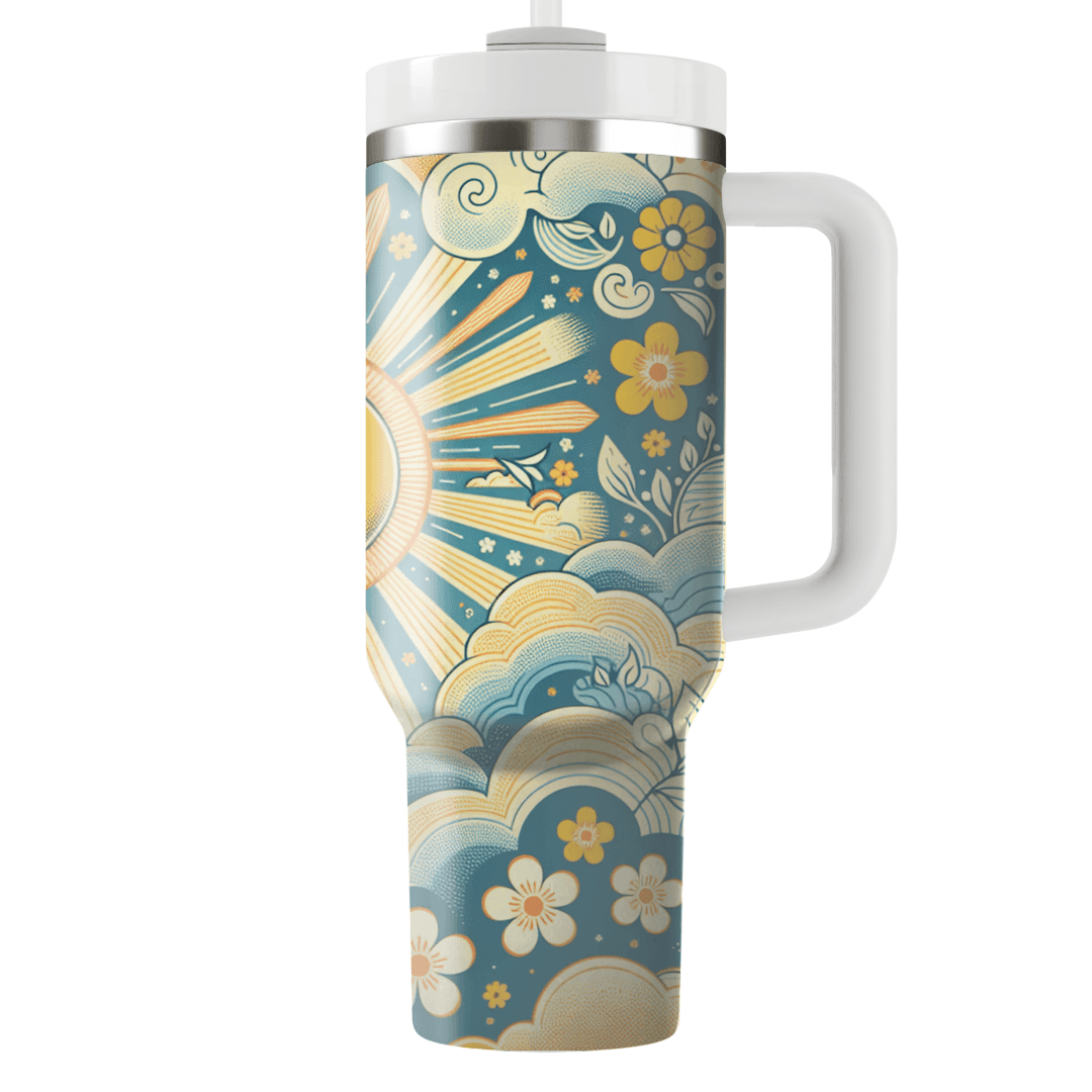 Retro Sunshine  Custom Tumblers