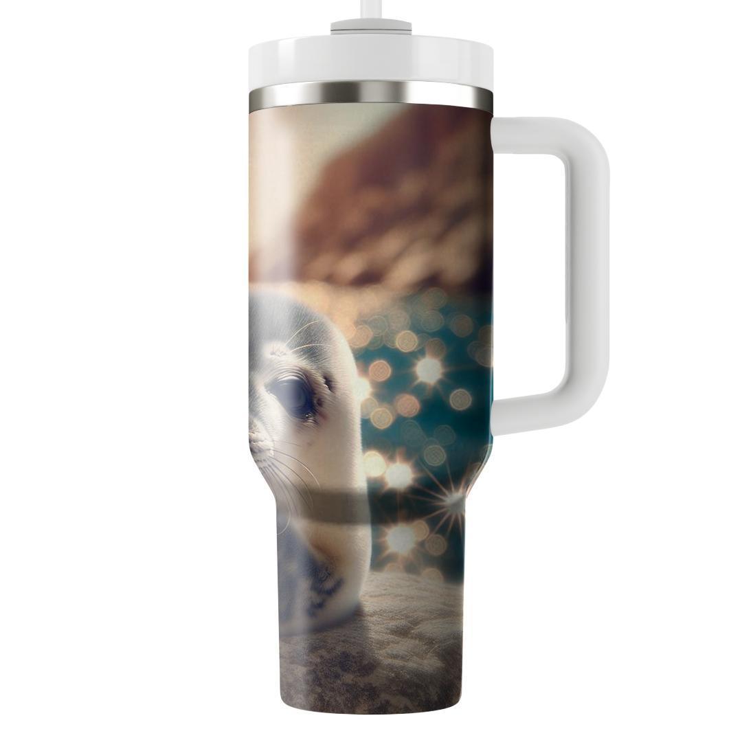 Sweet Baby Seal  Travel Tumblers
