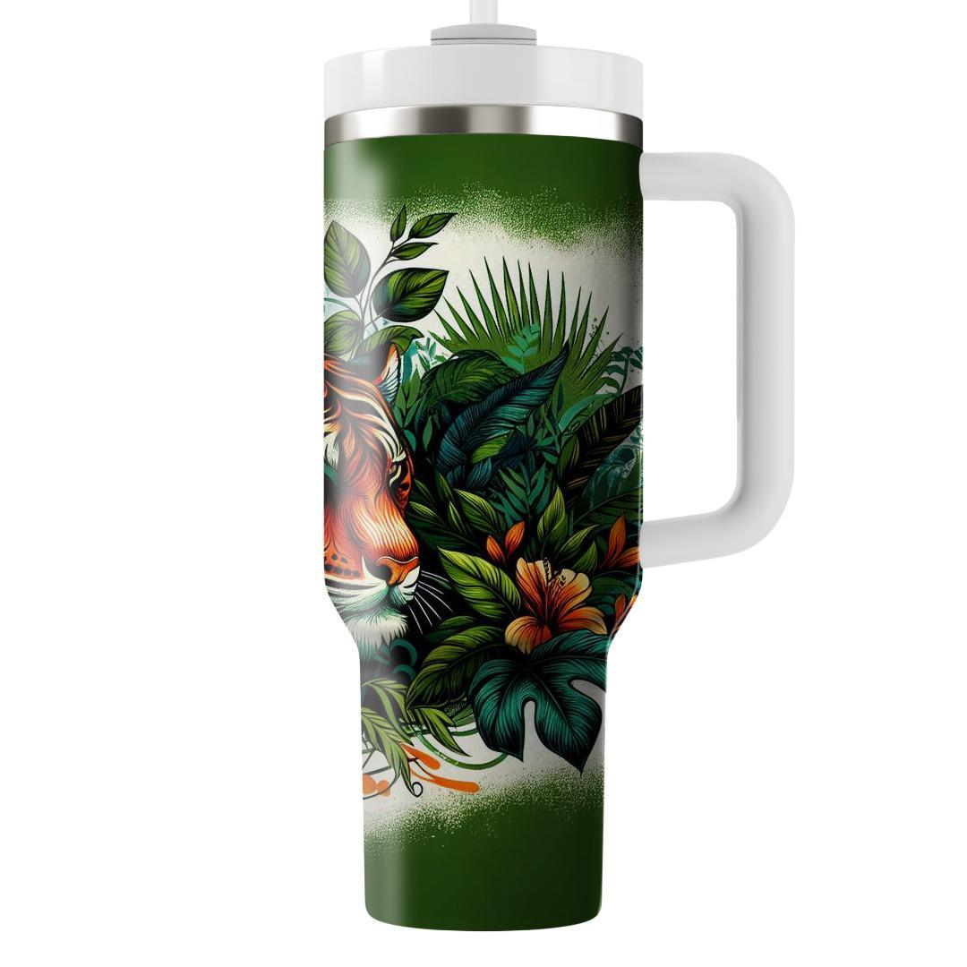 Regal Tiger Stalk  Tumblers With Lids