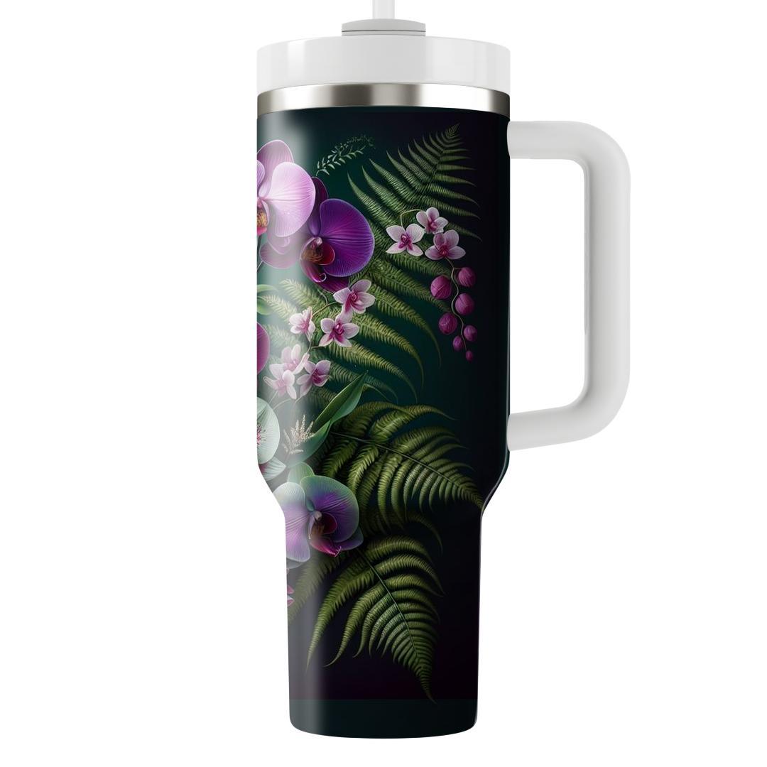 Enchanted Orchid Oasis  Tumbler Cups