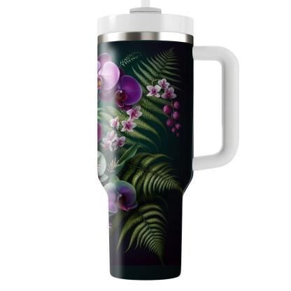 Enchanted Orchid Oasis  Tumbler Cups