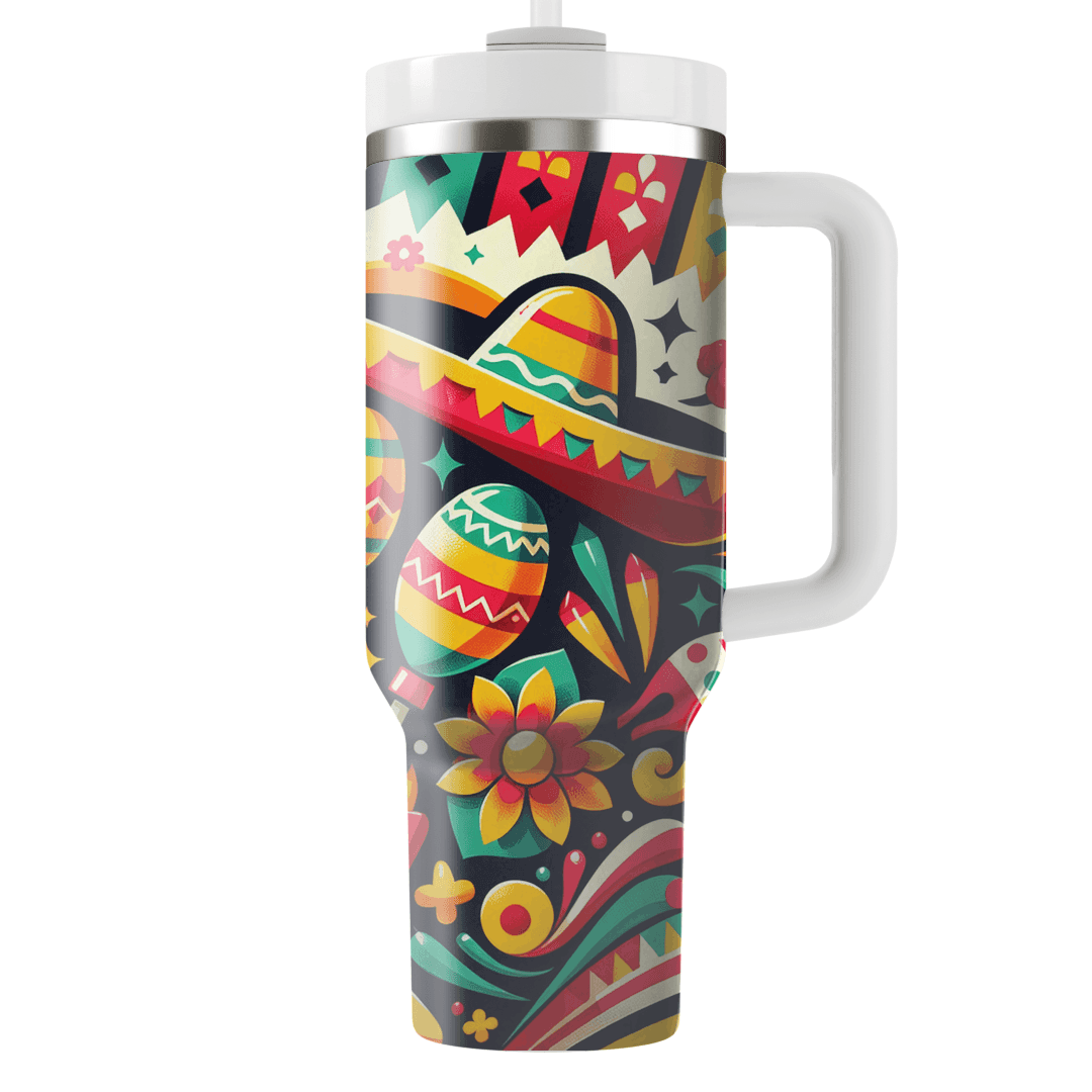 Funky Fiesta - A Cinco De Mayo  Decorative Tumblers