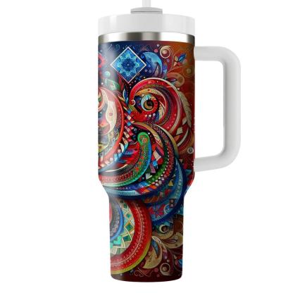 Radiant Unity - Festival Of Nations  Tumblers With Lids