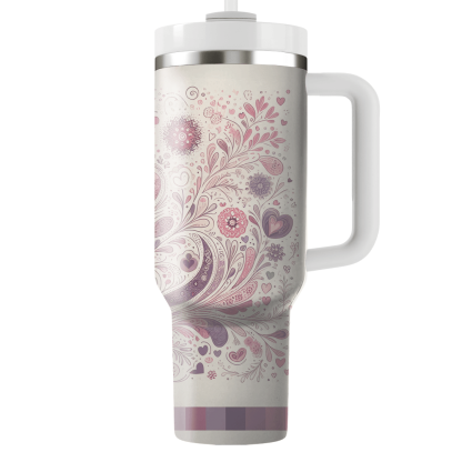 Blooming Connections - Floral Friendship Day  Decorative Tumblers
