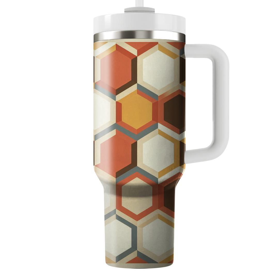 Rustic Hexagon Hues  Decorative Tumblers