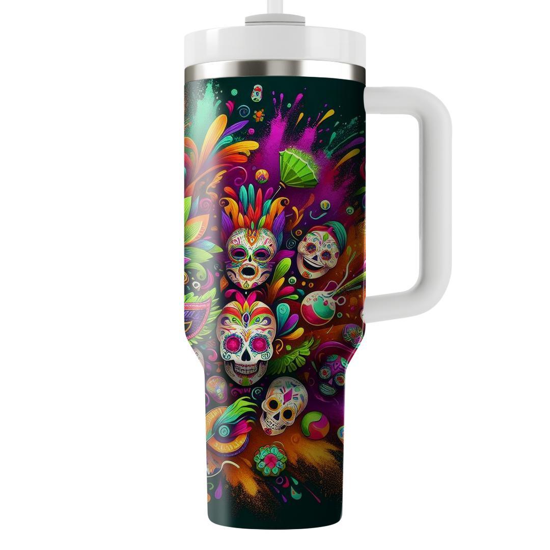 Fusion Festivities - Multicultural Carnival  Tumbler Cups