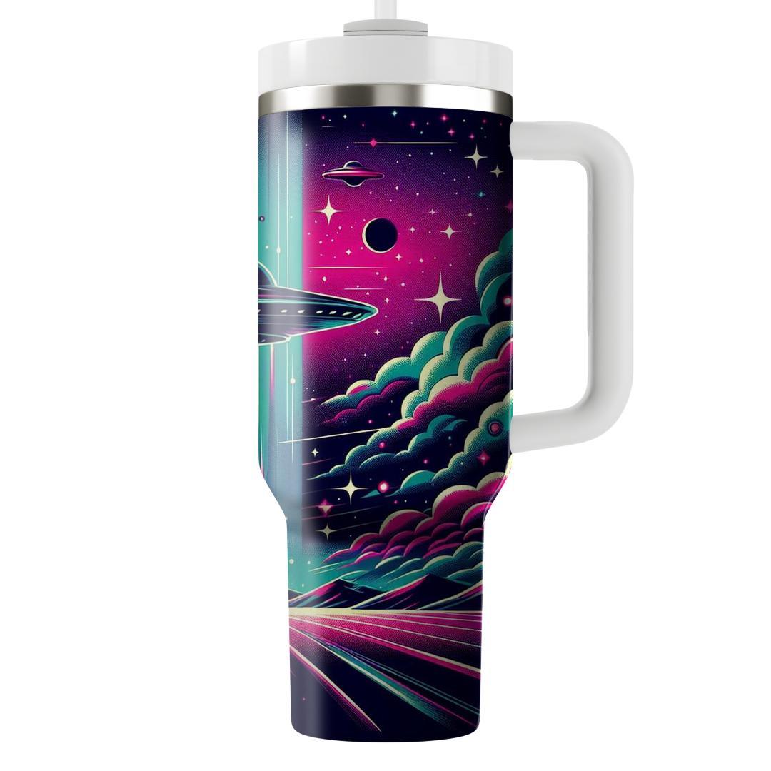 Retro Sci-fi Dreams  Personalized Tumblers