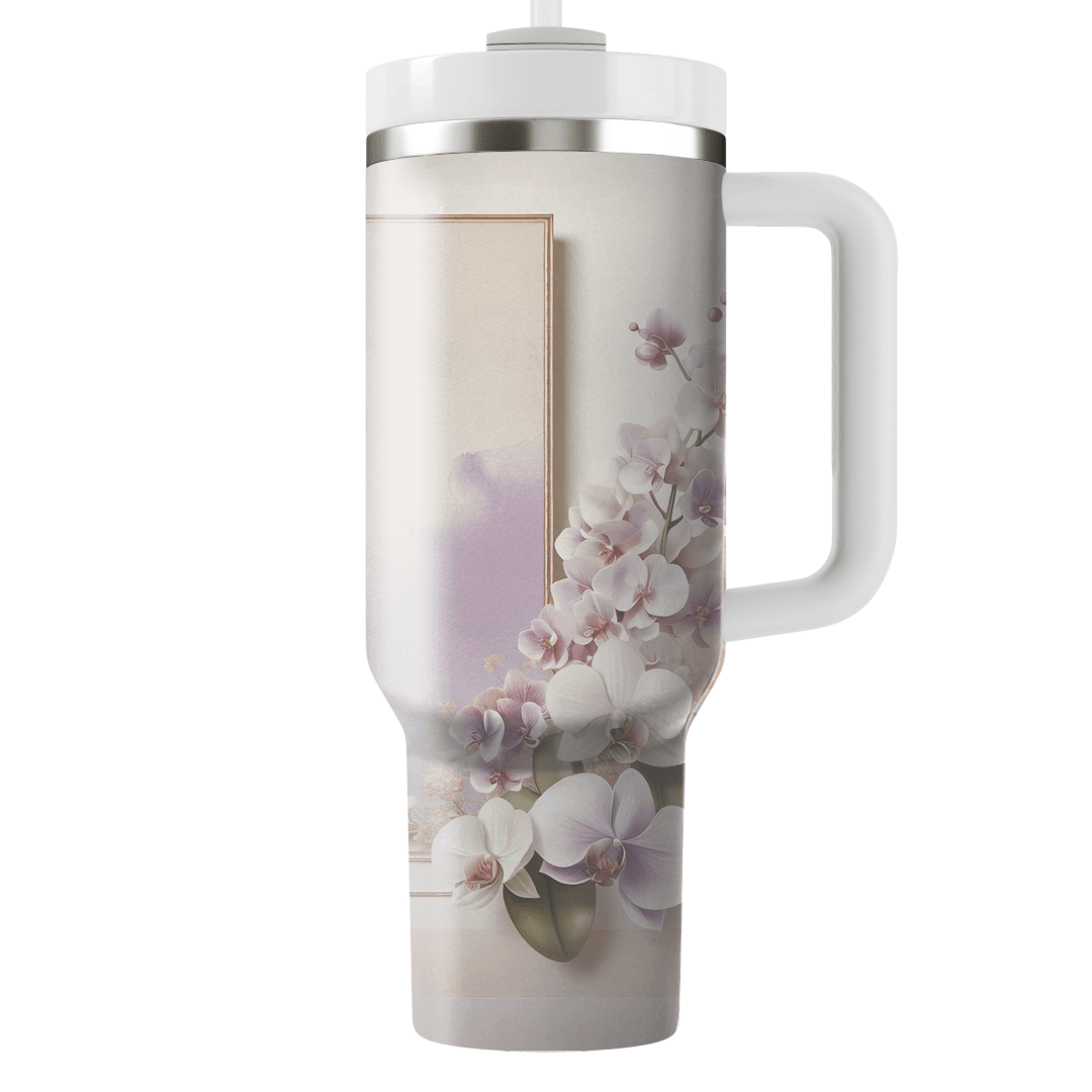 Elegant Orchid Oasis  Tumblers With Lids