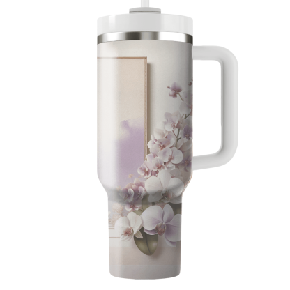 Elegant Orchid Oasis  Tumblers With Lids