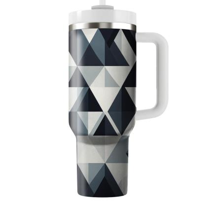 Sleek Triangular Pattern  Tumblers For Gifts