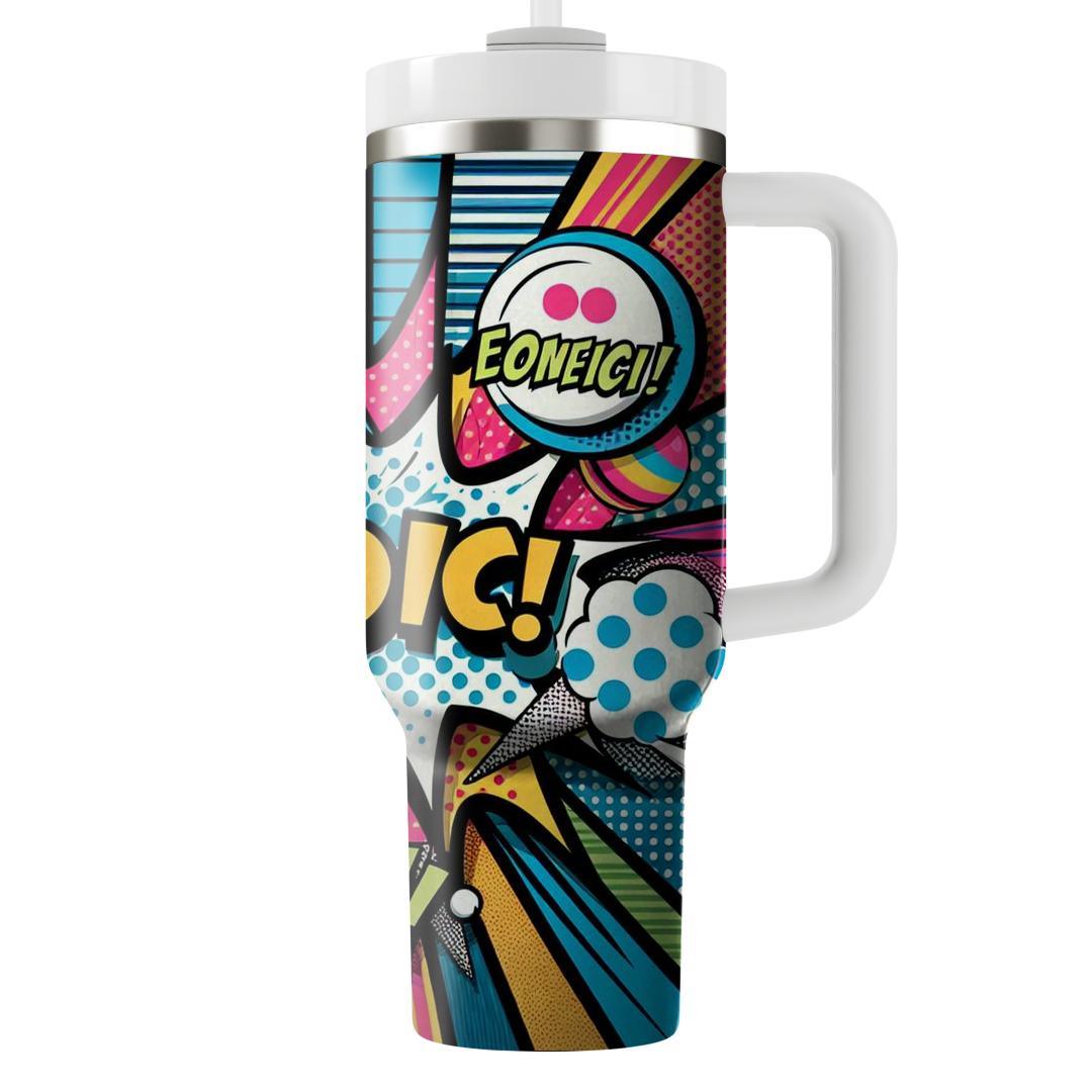 Pop Art Party  Personalized Tumblers
